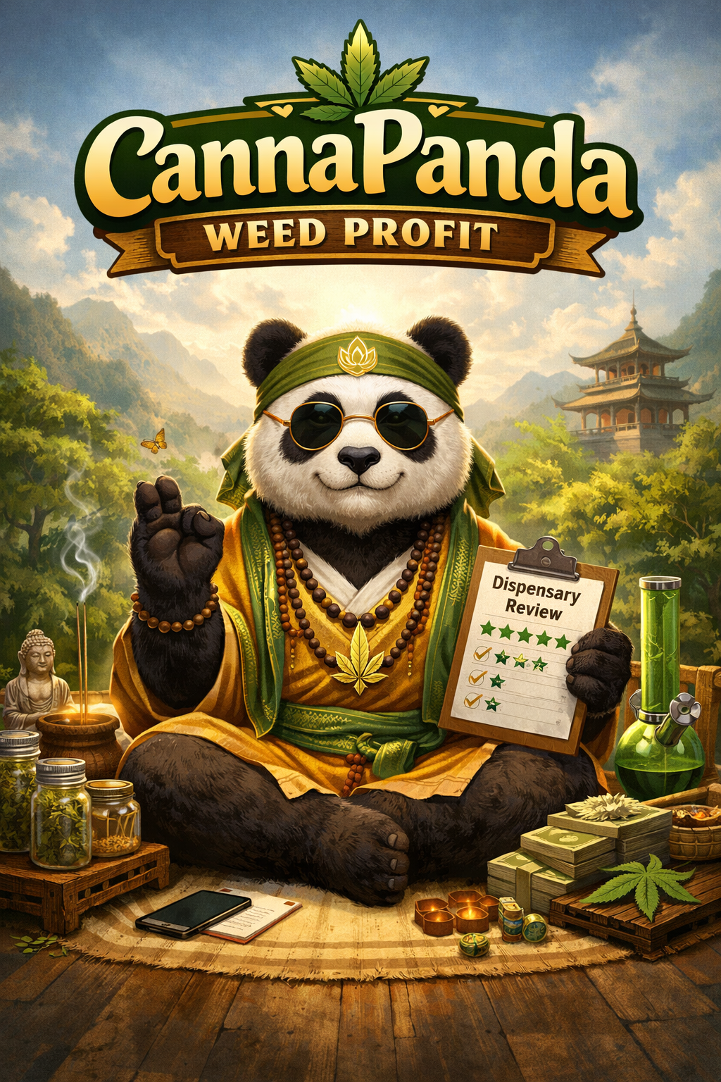 CannaPanda Weed Profit Logo